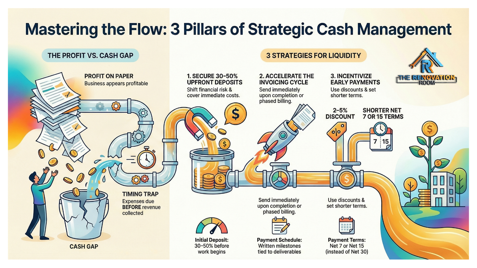 3 Pillars of Strategic Cash Management - The Renovation Room