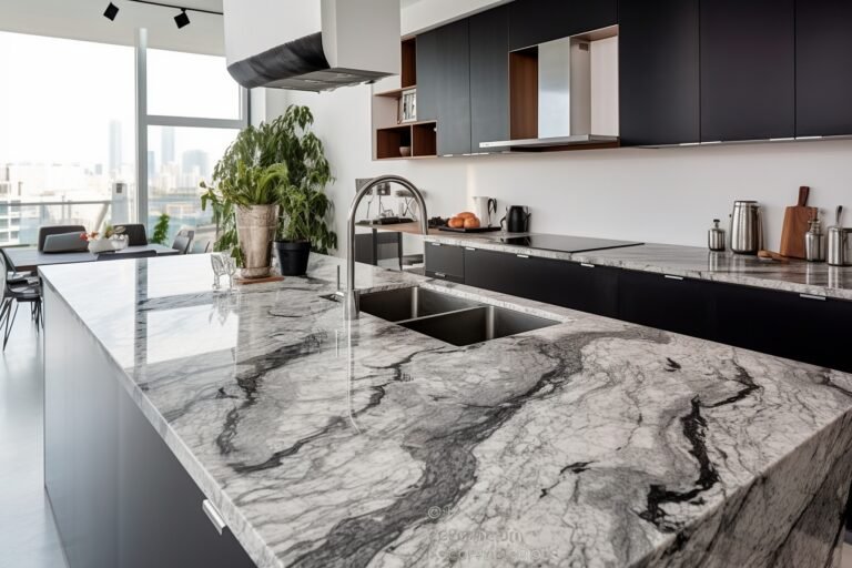 modern-kitchen-with-marble-countertops